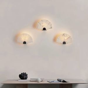 Alabaster Wall Sconce, model HPL-000064