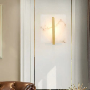 Alabaster Wall Sconce, model HPL-000067