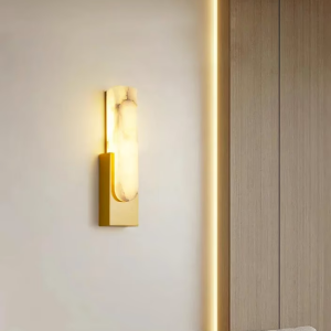 Alabaster Wall Sconce, model HPL-000081