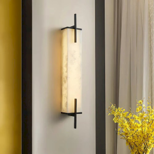 Alabaster Wall Sconce, model HPL-000141