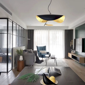 Iron Saucer Pendant Light, model HPL-000175