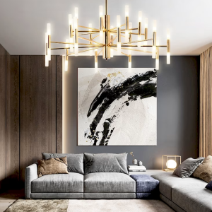 Acrylic Tube Chandelier, model HPL-000178