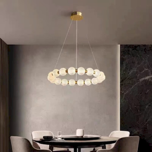 Glass Ring Chandelier, model HPL-000263