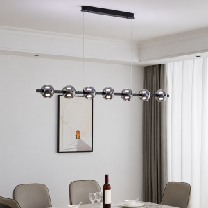 Glass Linear Bar Pendant Light, model HPL-000272