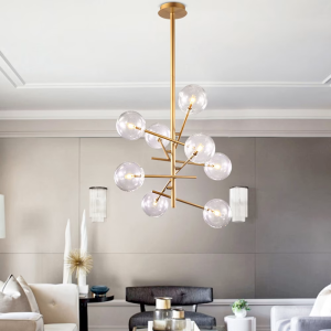 Glass Chandelier, model HPL-000283