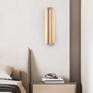 Travertine Linear Wall Sconce, model HPL-000412