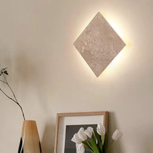 Travertine Wall Sconce, model HPL-000478