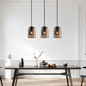 Glass Dome Pendant Light, model HPL-000515