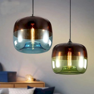 Glass Pendant Light, model HPL-000525