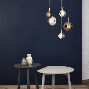 Glass Orb Pendant Light, model HPL-000537