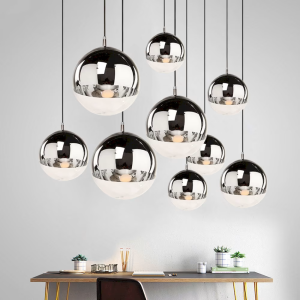 Glass Sphere Pendant Light, model HPL-000543