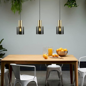 Glass Cylinder Pendant Light, model HPL-000552