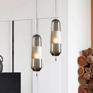 Glass Pendant Light, model HPL-000557