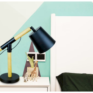 Wood Table Lamp, model HPL-000809