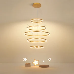 Silicone Ring Chandelier, model HPL-000863