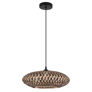 Bamboo Pendant Light, model HPL-000898