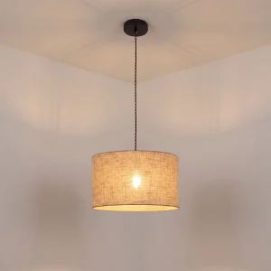 Fabric Pendant Light, model HPL-000901