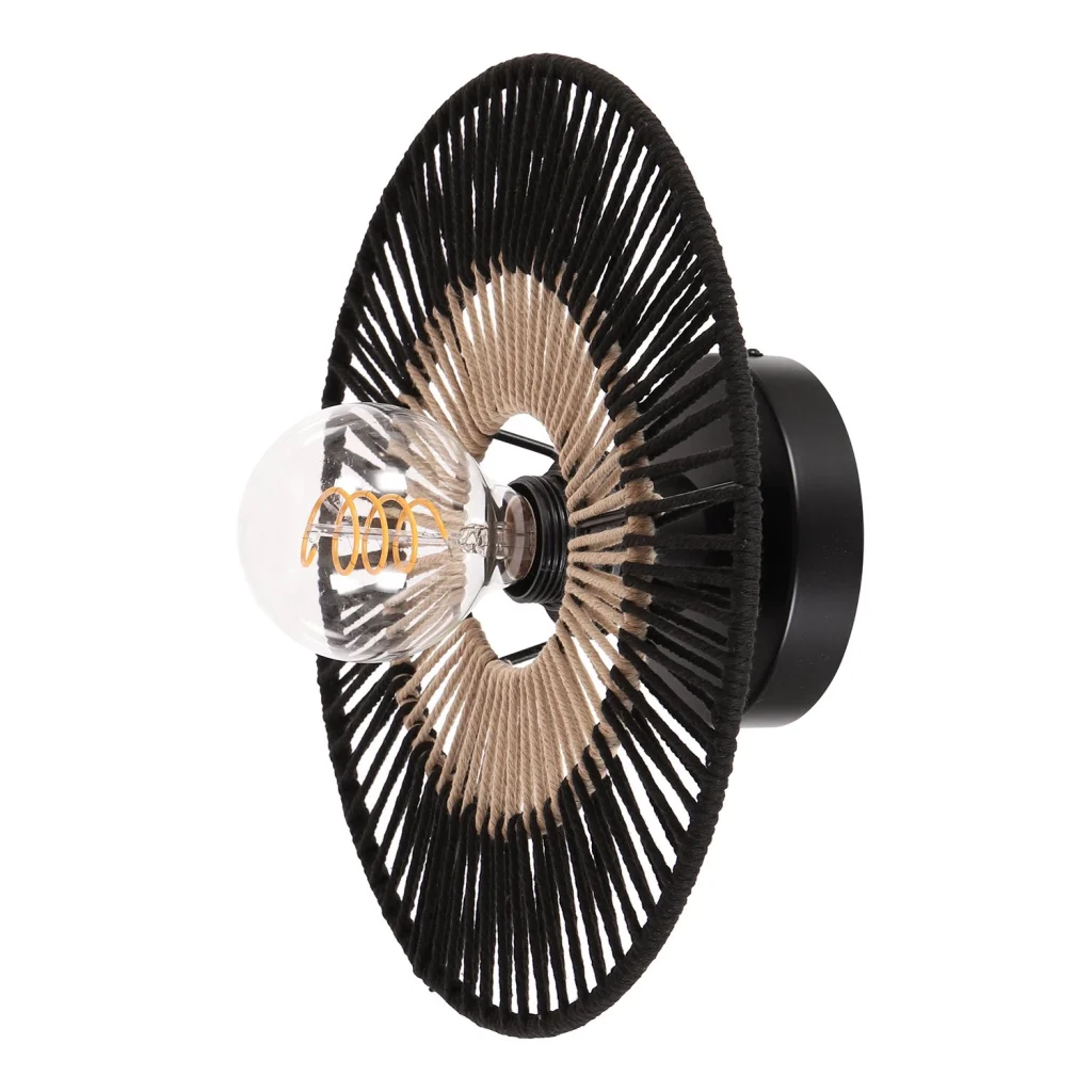 Fabric Pleated Wall Sconce, model HPL-000903