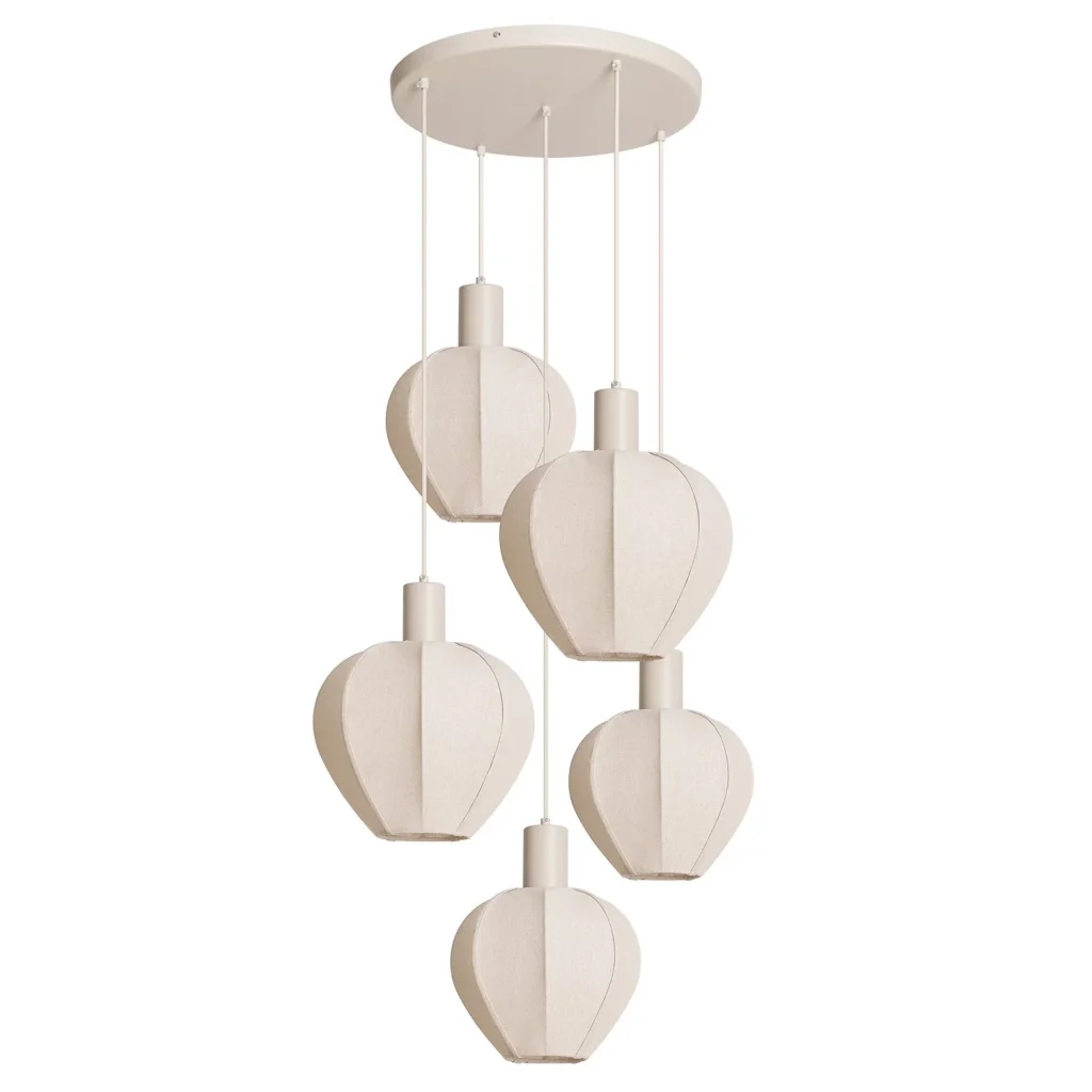 Fabric Pendant Light, model HPL-000908