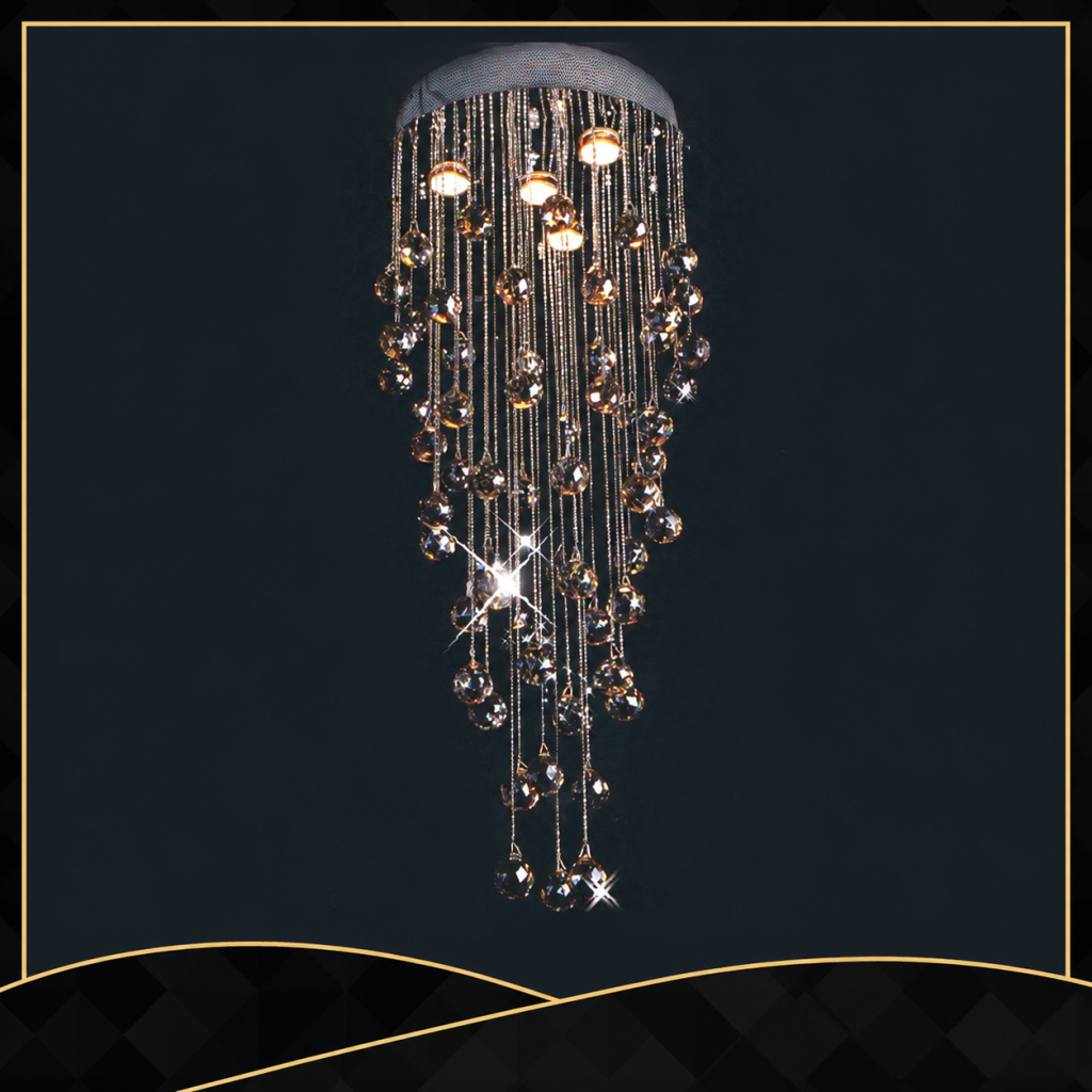 Crystal Ceiling Light, model HPL-000927