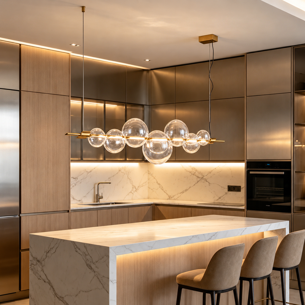 Glass Chandelier, model HPL-000941