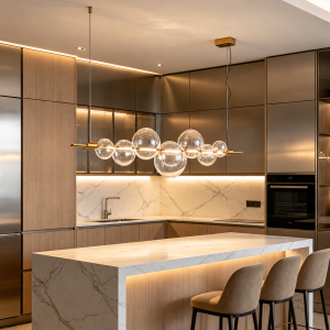 Glass Chandelier, model HPL-000941