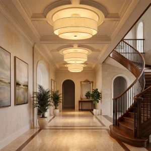 Fabric Ceiling Light, model HPL-000951, representative configuration HPL-000951-01