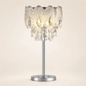 Crystal & Glass Table Lamp, representative model image, model HPL-000964