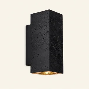 Travertine Wall Sconce, representative model image, model HPL-001017