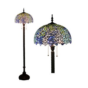Glass & Resin Floor Lamp, representative model image, model HPL-001027